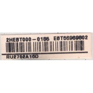MAIN PARA LG SMART TV 4K RESOLUCION (3840X2160) / NUMERO DE PARTE EBT66969802 / 66969802 / RU2762A16D / EAX69581205 / MODELO 55UQ7070ZUE.BUSYLKR / 55UQ7070ZUE